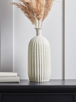 Fluted Textured Bottle Vase