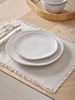 Four Frayed Edge Placemats