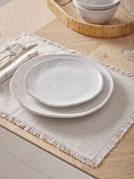 Four Frayed Edge Placemats