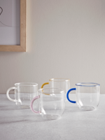 Four Glass Mugs