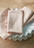 Four Linen & Cotton Napkins - Dusky Rose