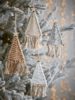 Four Macrame Hanging Trees