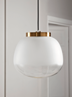 Frosted Ombre Glass Pendant