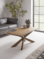 Geo Rustic Oak Coffee Table