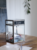 Glass Blackboard Storage Boxes - large NEW