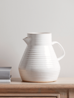 Glazed Ribbed Jug