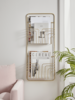 Gold Wall Magazine Rack