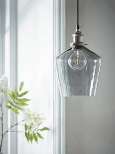 Grey Glass Pendant