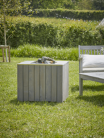 Greywashed Integrated Gas Firepit