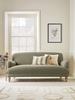 Horton Three Seater Sofa - Olive Luxury Linen