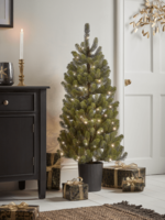 Indoor Outdoor Pre-Lit Potted Tree