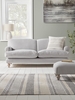 Kiruna Two Seater Sofa – Slate Blue Herringbone