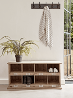 Low Wooden Box Unit