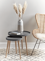 Mila Side Tables - Charcoal