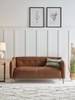 Narvik Two Seater Sofa – Mustard Velvet