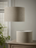Natural Linen Textured Shade - Small