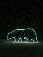Neon Style Polar Bear - Large
