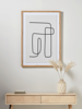 NEW Abstract Line Framed Print