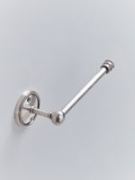 NEW Beaded Toilet Roll Holder - Antique Silver