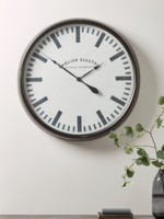 NEW Black Factory Clock