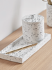 NEW Black Splatter Concrete Tray