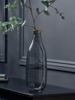 NEW Blue & Gold Bottle Vase