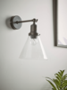 NEW Burnished Bronze Cone Wall Light