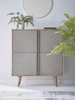 NEW Concrete & Brass Cabinet