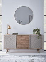 NEW Concrete & Brass Sideboard