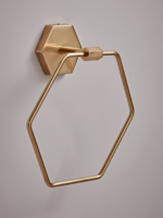 NEW Deco Towel Ring - Brass