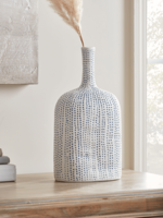 NEW Dotty Blue Textured Vase