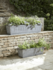 NEW Fluted Zinc Trough - Large