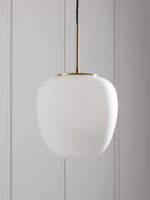 NEW Frosted Glass Drop Pendant