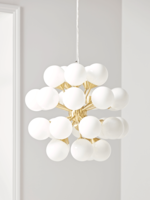 NEW Frosted Globe Cluster Pendant