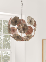 NEW Gilded Leaves Chandelier