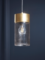 NEW Gold Topped Column Pendant
