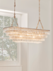 NEW Grand Tiered Droplets Chandelier