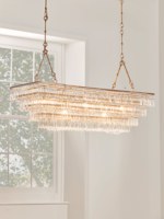 NEW Grand Tiered Droplets Chandelier