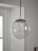 NEW Indoor Outdoor Silver Wire Light Pendant - Small