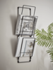 NEW Industrial Wall Magazine Rack