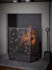 NEW Leaf Folding Fire Screen