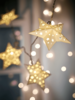 NEW Lit Paper Star String Lights
