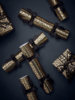 NEW Luxury Handmade Golden Leopard Crackers