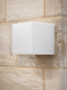 NEW Outdoor Frosted Cube Wall Light
