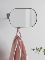 NEW Oval Mirror Coat Rack