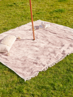 NEW Parasol Blanket - Blush Stripe