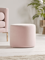 NEW Rene Pouffe - Soft Blush