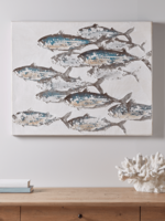 NEW Shoal of Fish Canvas