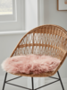 NEW Sumptuous Sheepskin Seat Pad - Blush