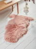 NEW Sumptuous Sheepskin Single Rug - Blush